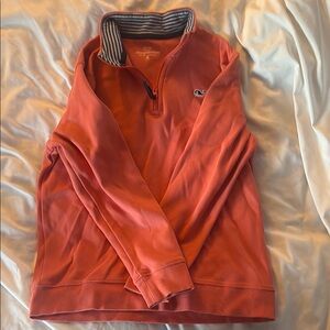 Vineyard Vines Coral Kids Zip-Up